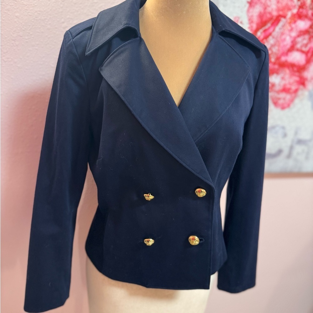 Bloomingdale's Classic Navy Sailor Jacket